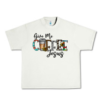 Pistachio give me coffee jesus Urban Heavy Tee - CowhideDigitalArt