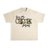 Sandshell give me coffee jesus Urban Heavy Tee - CowhideDigitalArt