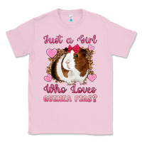 Bubblegum Pink Just A Girl Love Who Loves Guinea Pigs Classic Tee - Artiststas