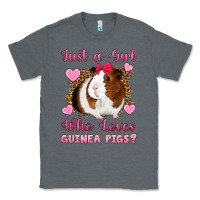 Charcoal Heather Just A Girl Love Who Loves Guinea Pigs Classic Tee - Artiststas