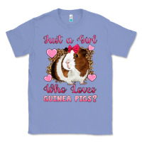 Colony Blue Just A Girl Love Who Loves Guinea Pigs Classic Tee - Artiststas