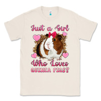 Natural Just A Girl Love Who Loves Guinea Pigs Classic Tee - Artiststas