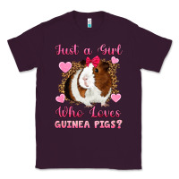 Plum Just A Girl Love Who Loves Guinea Pigs Classic Tee - Artiststas