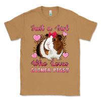 Toasted Coconut Just A Girl Love Who Loves Guinea Pigs Classic Tee - Artiststas