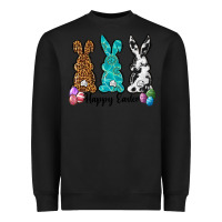 Black Western happy easter peeps Heavyweight Sweatshirt - Neo Western