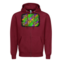 Burgundy mardi gras fleur de lis background Zipper Hoodie - Jasminsmagicworld