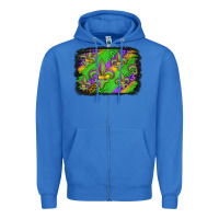 True Royal mardi gras fleur de lis background Zipper Hoodie - Jasminsmagicworld