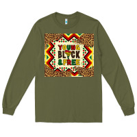 Army Green young black and free Long Sleeve Tee - Artiststas