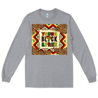 Heather Grey young black and free Long Sleeve Tee - Artiststas