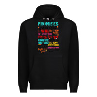 Black promises from god Premium Hoodie - Artiststas