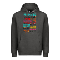 Charcoal Heather promises from god Premium Hoodie - Artiststas