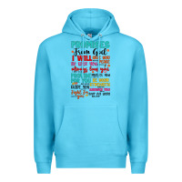 Ocean Blue promises from god Premium Hoodie - Artiststas