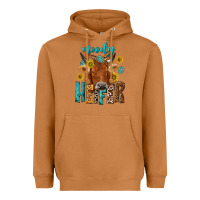 Meerkat moody cow Heavyweight Hoodie - NancyCooperArtShop