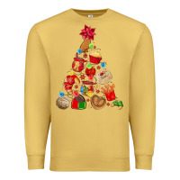 Antique Gold mexican christmas tree Premium Sweatshirt - MaliasSmallBusiness