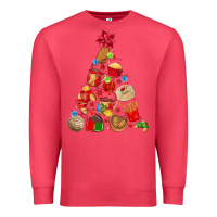 Cardinal mexican christmas tree Premium Sweatshirt - MaliasSmallBusiness