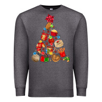 Charcoal Heather mexican christmas tree Premium Sweatshirt - MaliasSmallBusiness