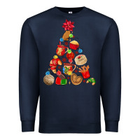 Navy mexican christmas tree Premium Sweatshirt - MaliasSmallBusiness