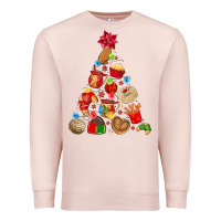 Pale Pink mexican christmas tree Premium Sweatshirt - MaliasSmallBusiness