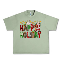 Oil Green happy holiday christmas Urban Heavy Tee - FaDigitalArtStudio