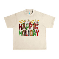 Sandshell happy holiday christmas Urban Heavy Tee - FaDigitalArtStudio