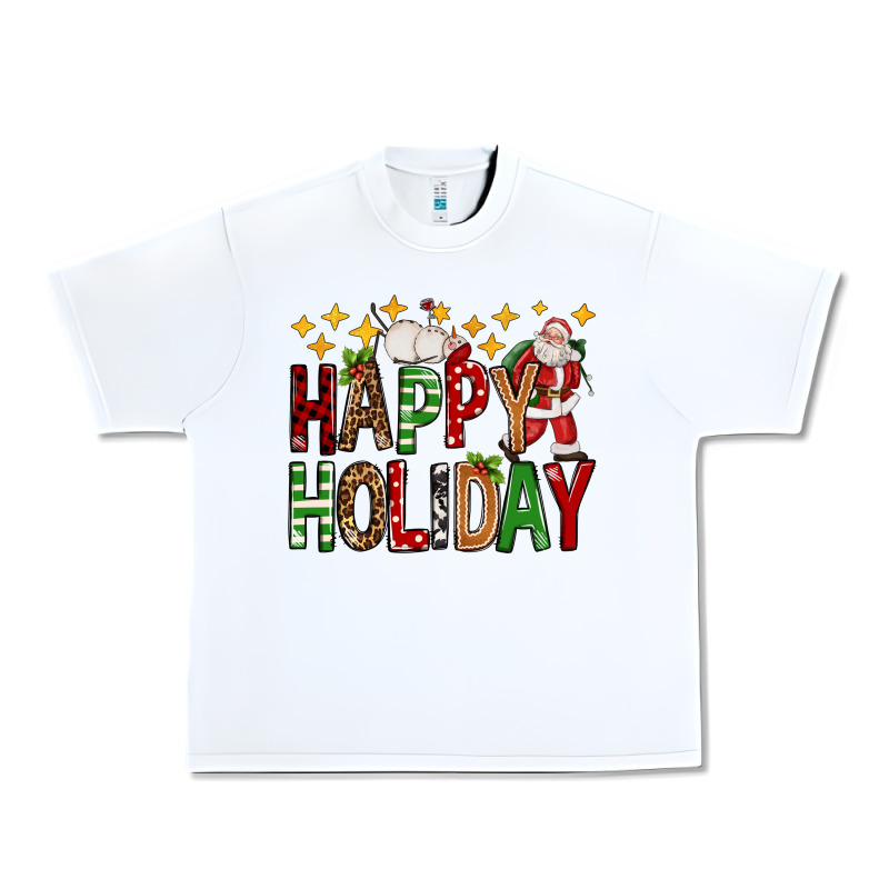 Happy Holiday Christmas Urban Heavy Tee by FaDigitalArtStudio | Teevron