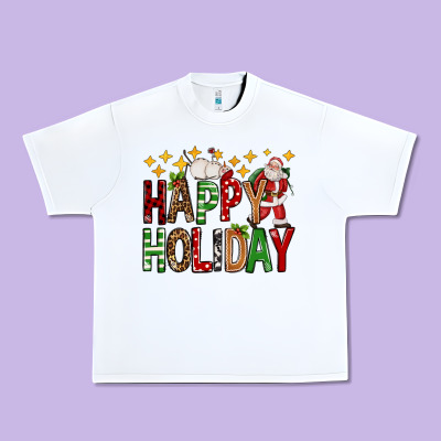 Happy Holiday Christmas Urban Heavy Tee Designed By Fadigitalartstudio