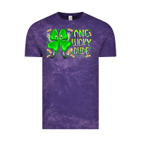 Cloud Purple one lucky dude Vintage Tee - RacoonDesign