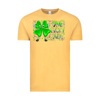 Vintage Mustard one lucky dude Vintage Tee - RacoonDesign