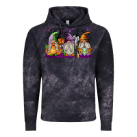 Cloud Black Halloween Gnomes Vintage Hoodie - texasbilliewilder