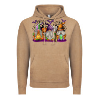 Vintage Coffee Halloween Gnomes Vintage Hoodie - texasbilliewilder