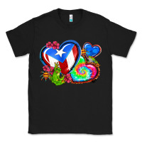 Black western leopard puerto rico hearts Classic Tee - AdoDesignShop