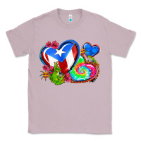 Lilac western leopard puerto rico hearts Classic Tee - AdoDesignShop