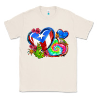 Natural western leopard puerto rico hearts Classic Tee - AdoDesignShop