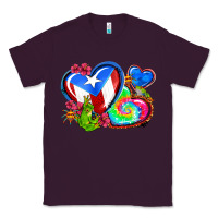 Plum western leopard puerto rico hearts Classic Tee - AdoDesignShop