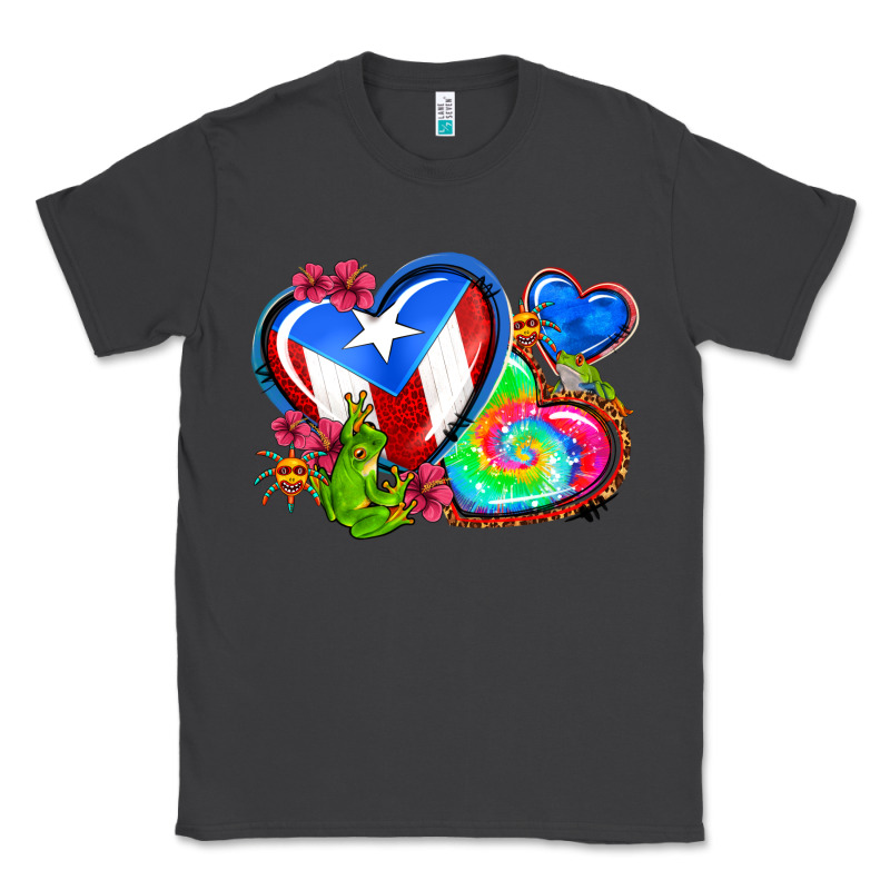 Western Leopard Puerto Rico Hearts Classic Tee by AdoDesignShop | Teevron