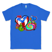 True Royal western leopard puerto rico hearts Classic Tee - AdoDesignShop
