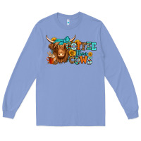 Colony Blue coffee then cows longhaired cow Long Sleeve Tee - Jasminsmagicworld