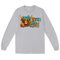 Moon Dust coffee then cows longhaired cow Long Sleeve Tee - Jasminsmagicworld