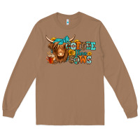 Toasted Coconut coffee then cows longhaired cow Long Sleeve Tee - Jasminsmagicworld