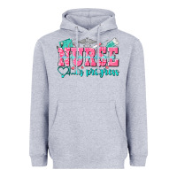 Heather Grey nurse in progress Heavyweight Hoodie - NancyCooperArtShop