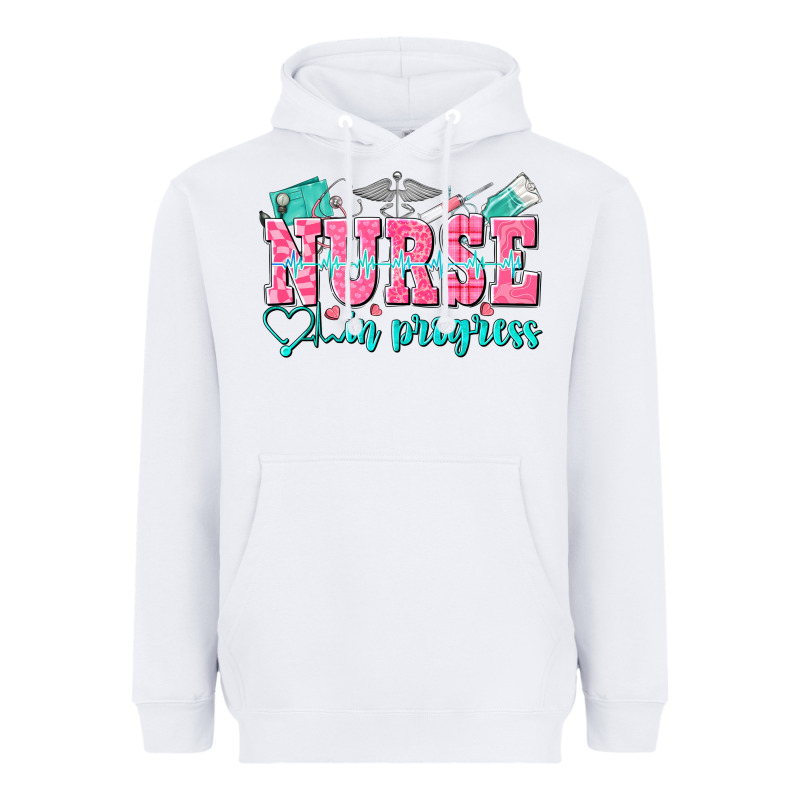 Nurse In Progress Heavyweight Hoodie by NancyCooperArtShop | Teevron