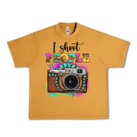 Peanut Butter i shoot people tie dye gemstone vintage camera Urban Heavy Tee - FaDigitalArtStudio