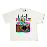 I Shoot People Tie Dye Gemstone Vintage Camera Urban Heavy Tee | Teevron
