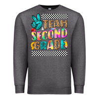 Charcoal Heather team second grade Premium Sweatshirt - NancyCooperArtShop