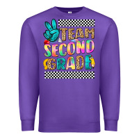 Purple team second grade Premium Sweatshirt - NancyCooperArtShop