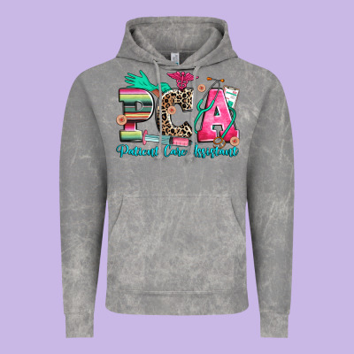 Pca Patient Care Assistant Vintage Hoodie Designed By Zillion Design Studio