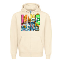 Sandshell Lake mode summer Zipper Hoodie - NancyCooperArtShop