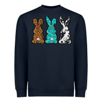 Navy Western Happy Easter peeps Heavyweight Sweatshirt - Neo Western