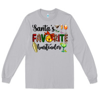 Moon Dust santa's favorite bartender Long Sleeve Tee - AdoDesignShop