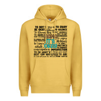 Antique Gold mama it s okay Premium Hoodie - Artiststas